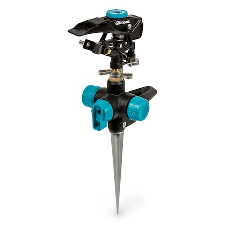 Gilmour Gilmour Metal Spike Base Heavy Duty Impulse Sprinkler 5800 sq ft 821673-4001